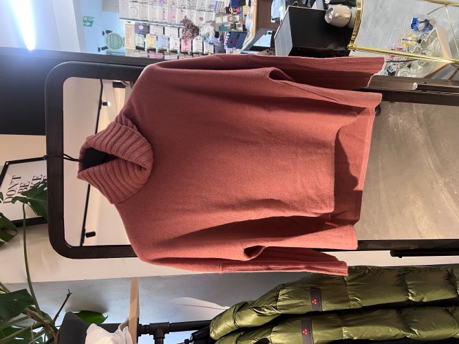 Kaschmirpullover Majesta spiced coral