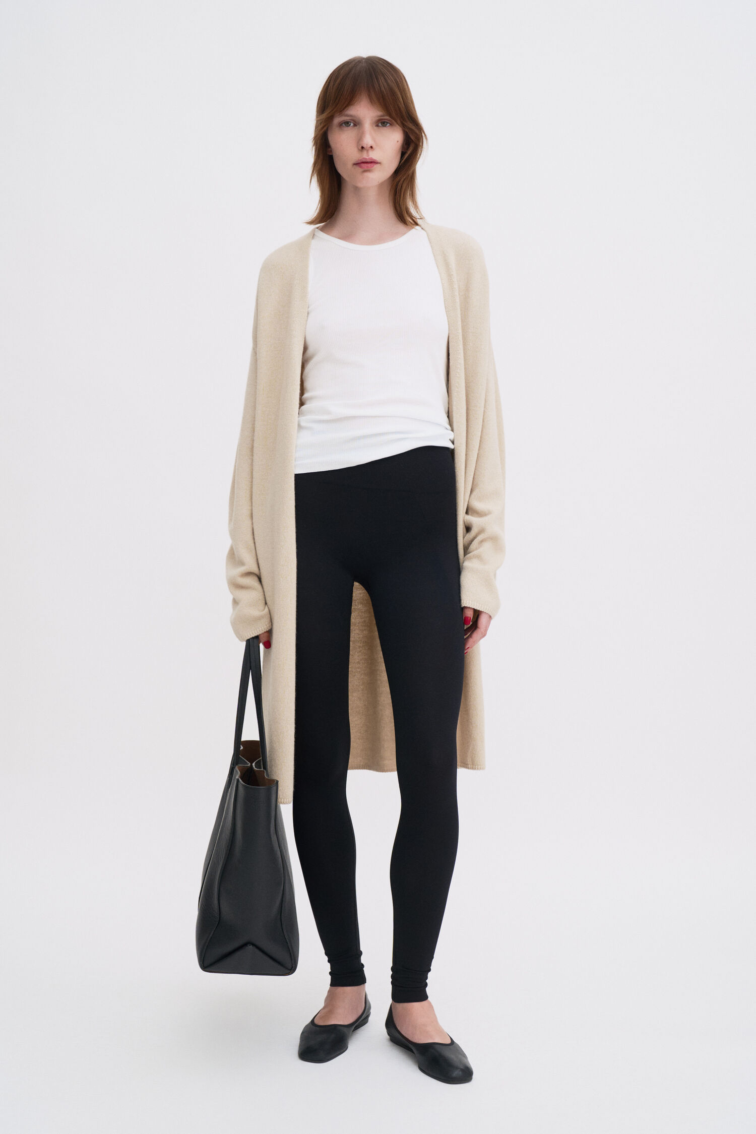 Cardigan Wolle/ Cashmere pearl beige
