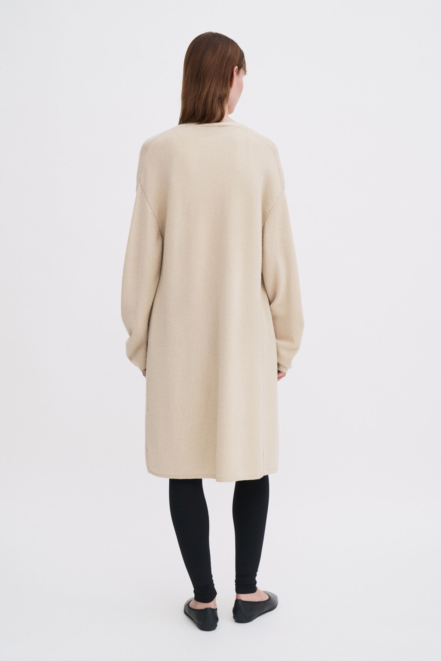 Cardigan Wolle/ Cashmere pearl beige
