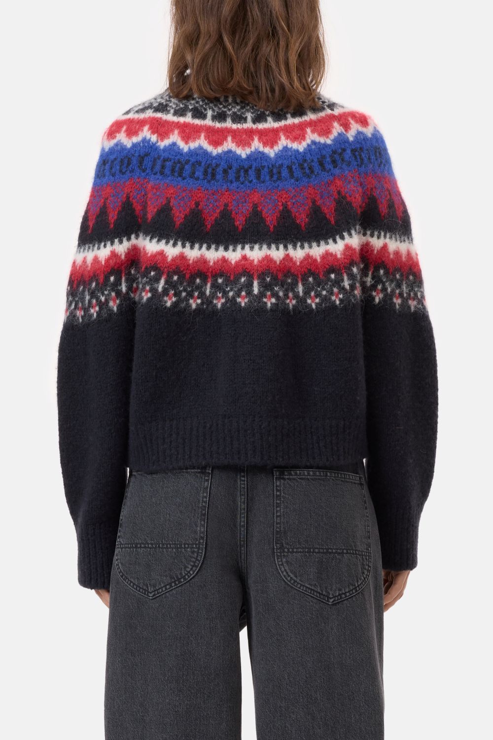 Cardigan Cropped Zip cosmic grey