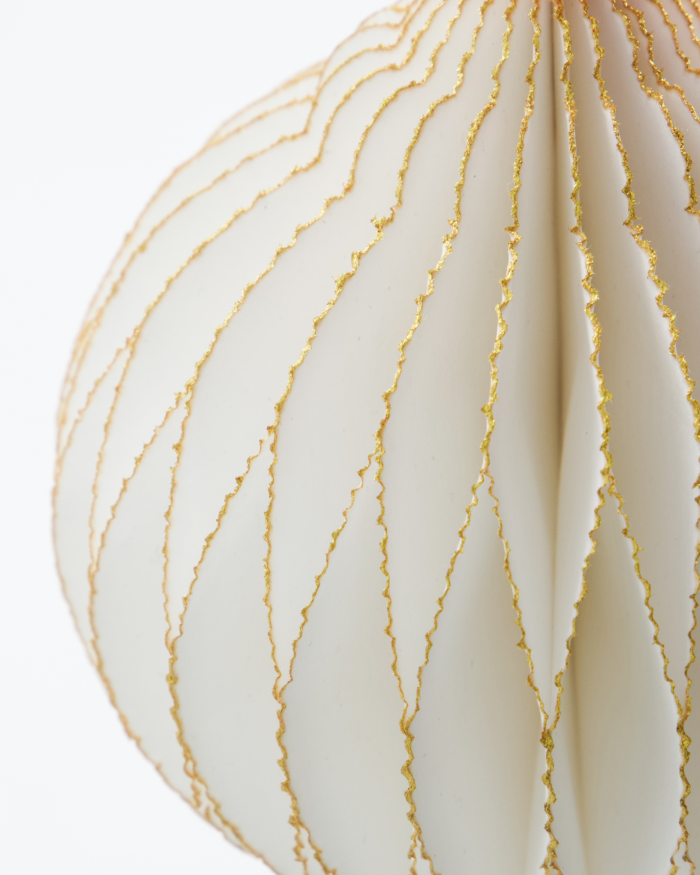 Weihnachtsschmuck, Off-White;Gold