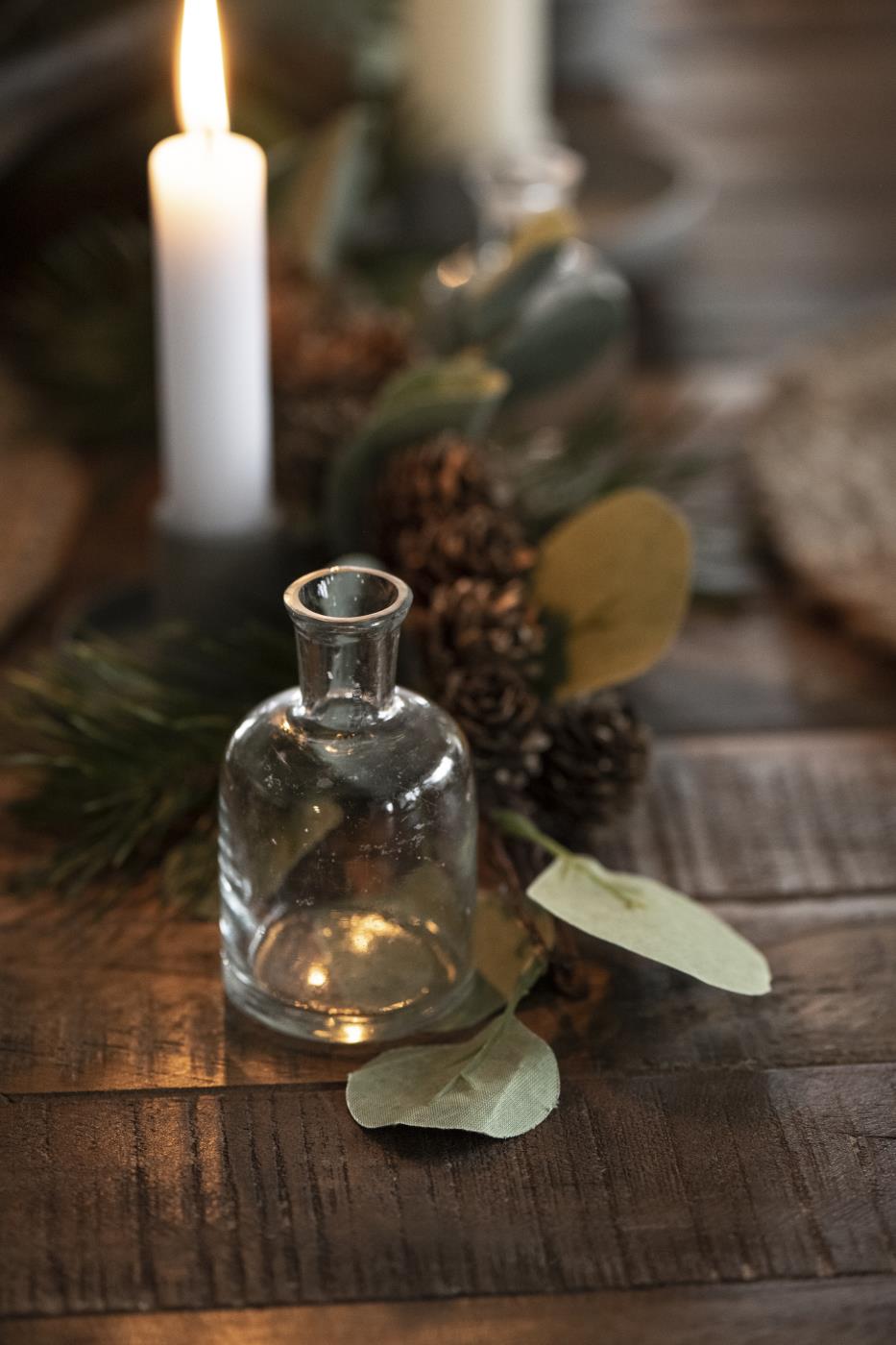 Vase Apothekerglas für Kerzen