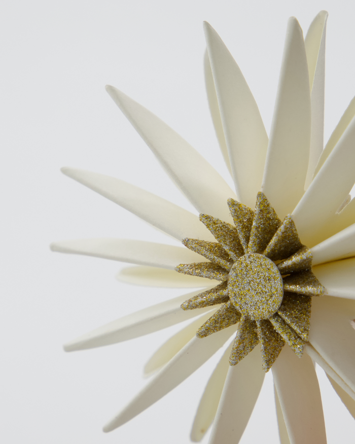 Weihnachtsschmuck, Off-White, Champagner