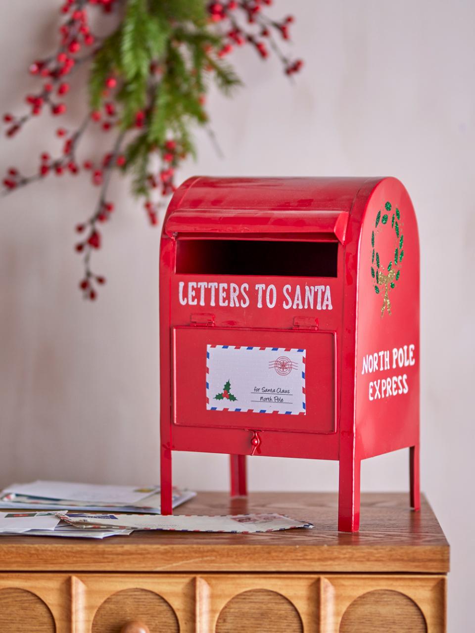 Postkasten Carlo Metall rot