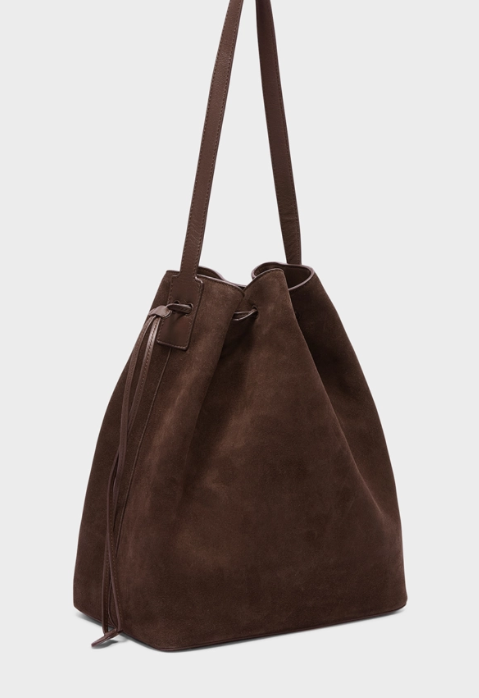 Handtasche CPH125 suede chocolate leather