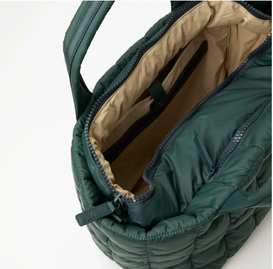 Porter Tote Medium Bottle Green
