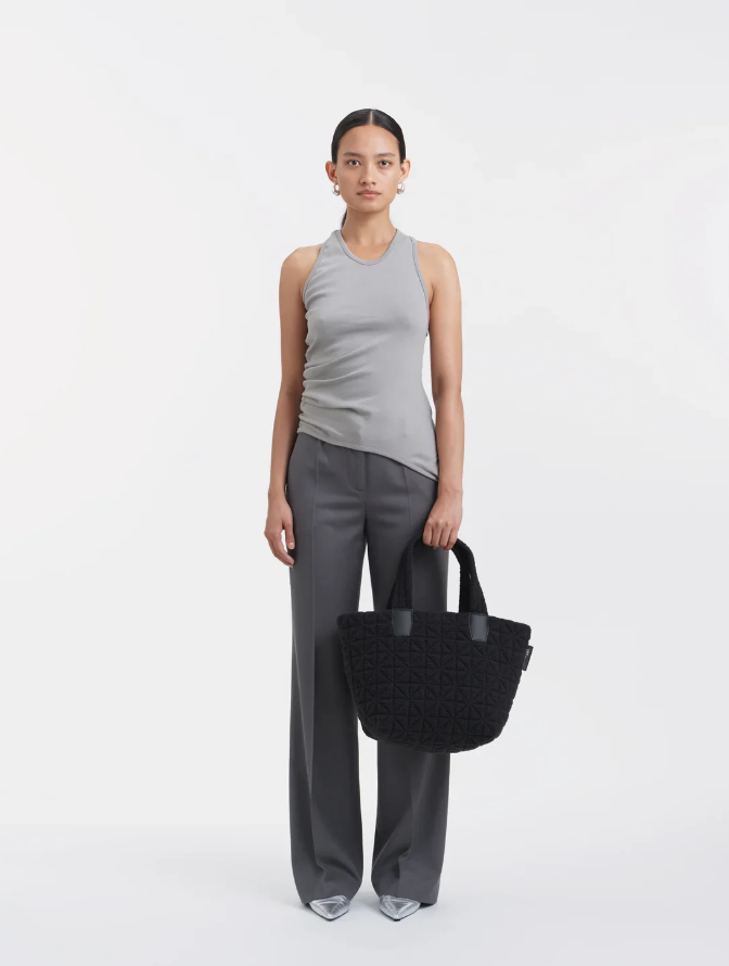 Porter Tote Small Black Sherpa