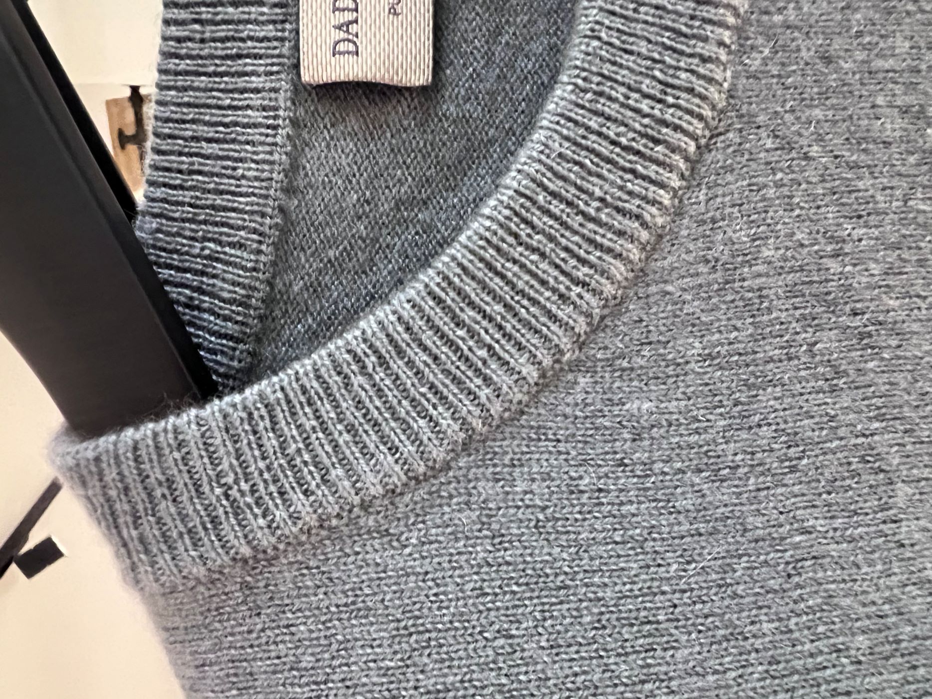 Kaschmirpullover Tinetto kurzarm metal