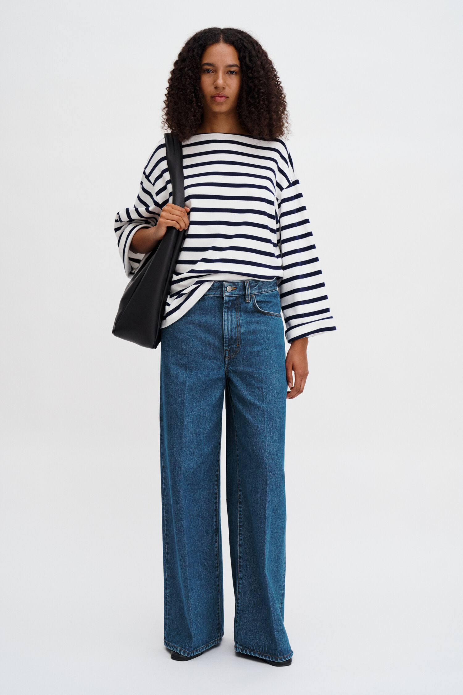 Baumwollshirt langarm gestreift