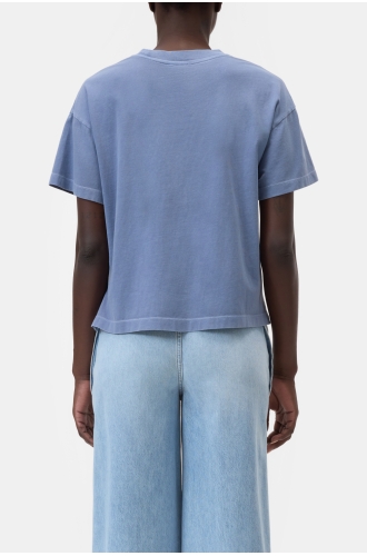T-Shirt Slit stone blue