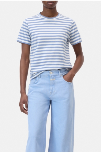 T-Shirt Basic stone blue