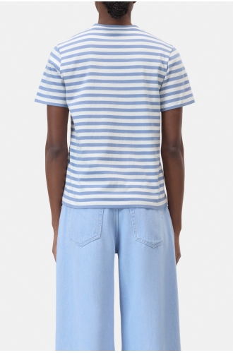 T-Shirt Basic stone blue