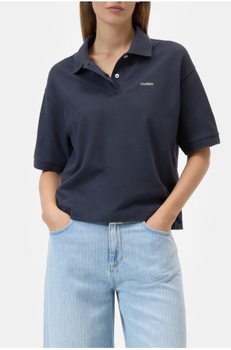 T-Shirt Polo dark night