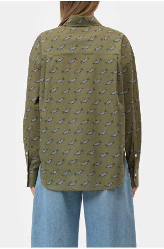 Hemdbluse hunter green