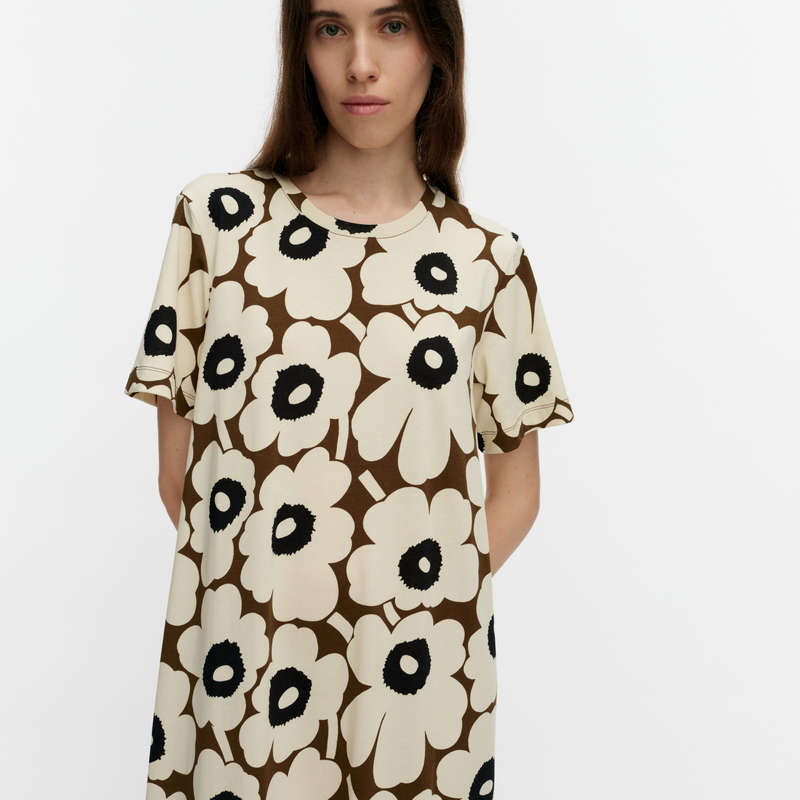 Kleid PISTEINEN beige/brown/ black