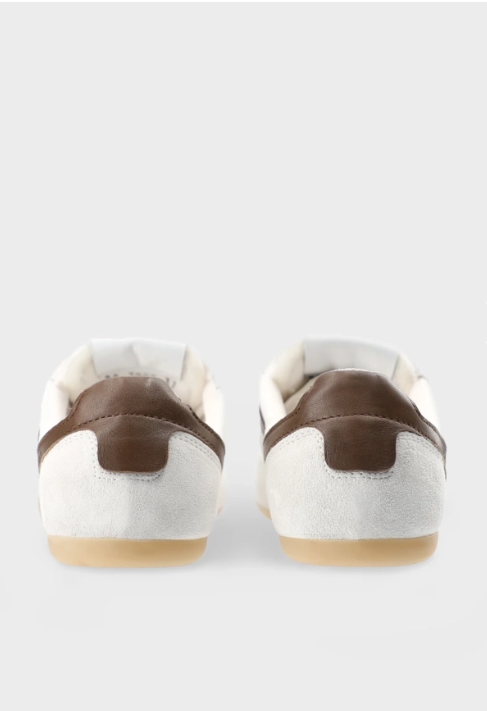 Sneaker CPH650 material mix white/ brown