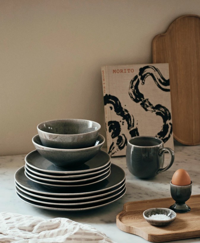 Speiseteller Nordic Rain