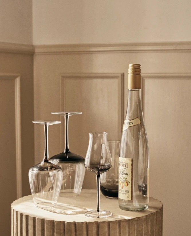 Spirituosen Glas Smoke Grey