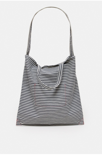 Tote Bag gestreiftr light blue