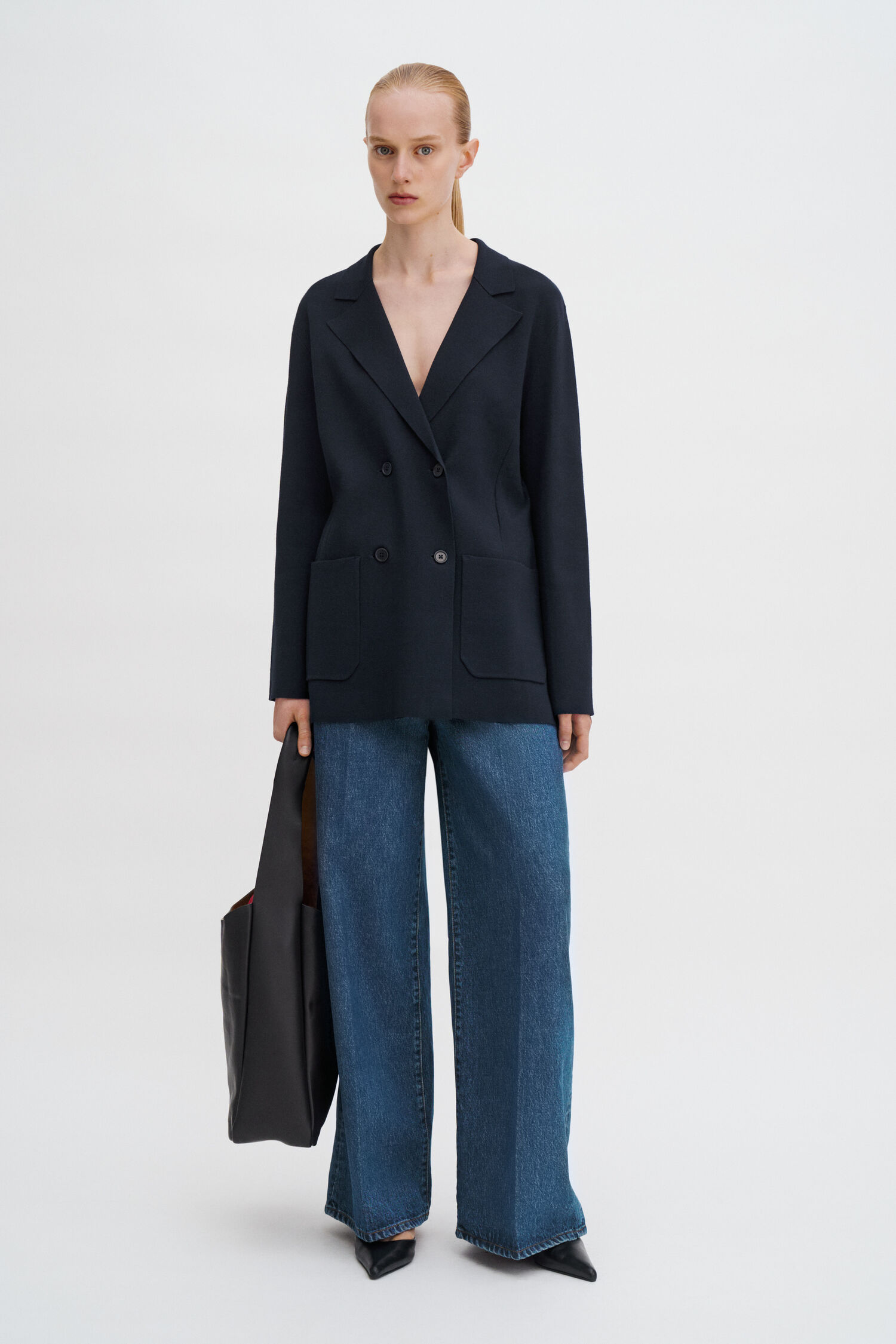 Blazer Milano Knit Navy