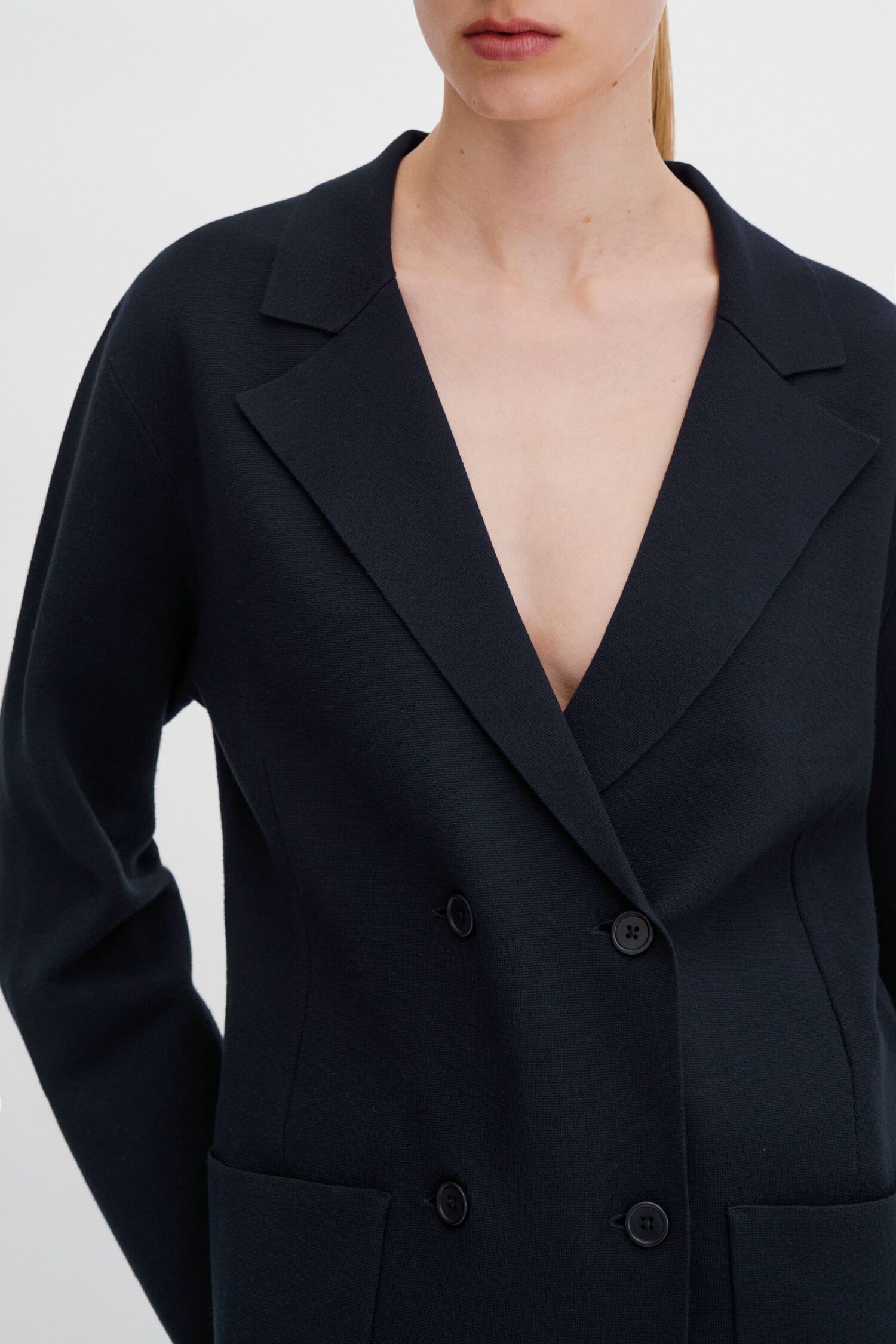 Blazer Milano Knit Navy