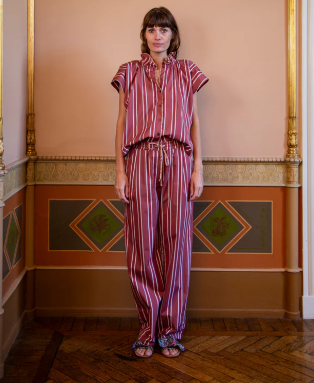 Bluse ADA Berry Stripe