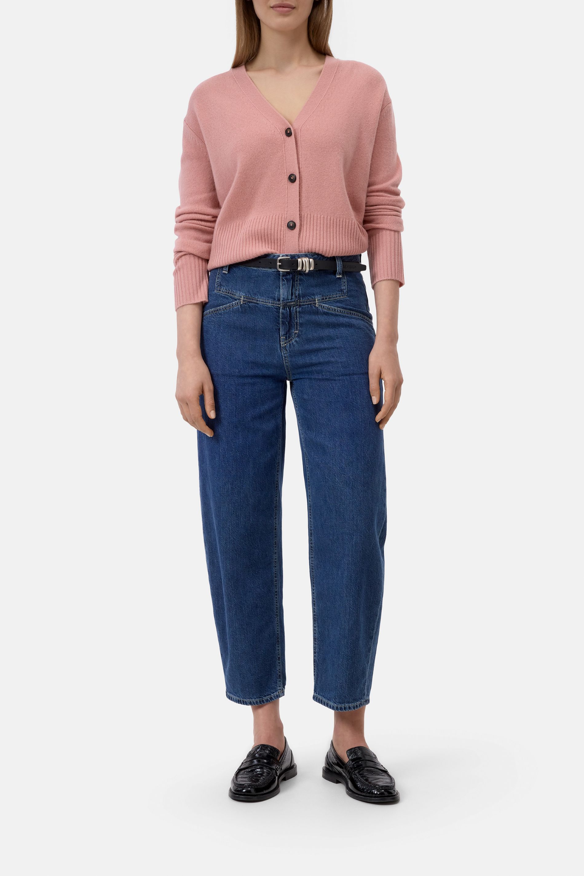 Cardigan V neck Powder pink