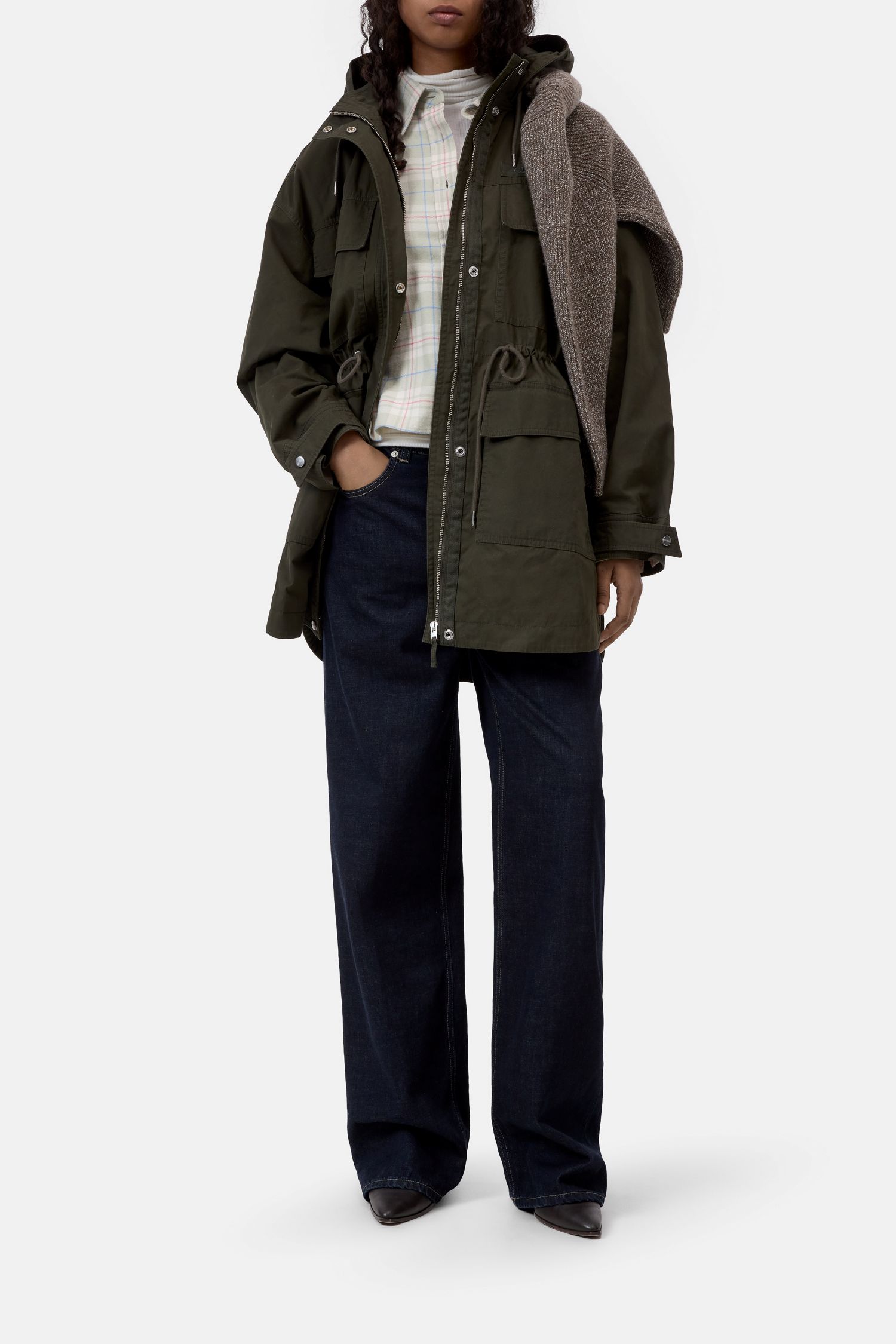 Jacke Parka dark olive green