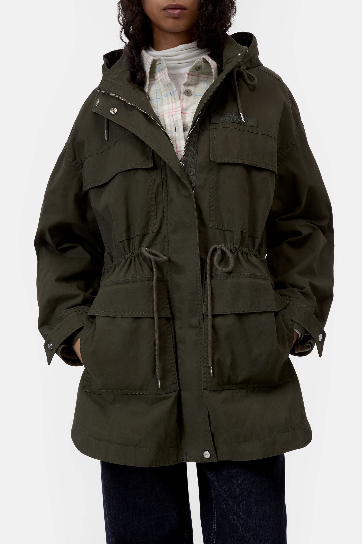 Jacke Parka dark olive green