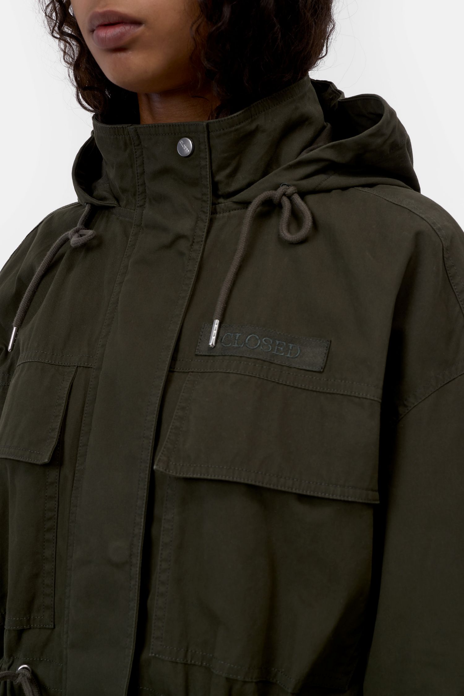 Jacke Parka dark olive green