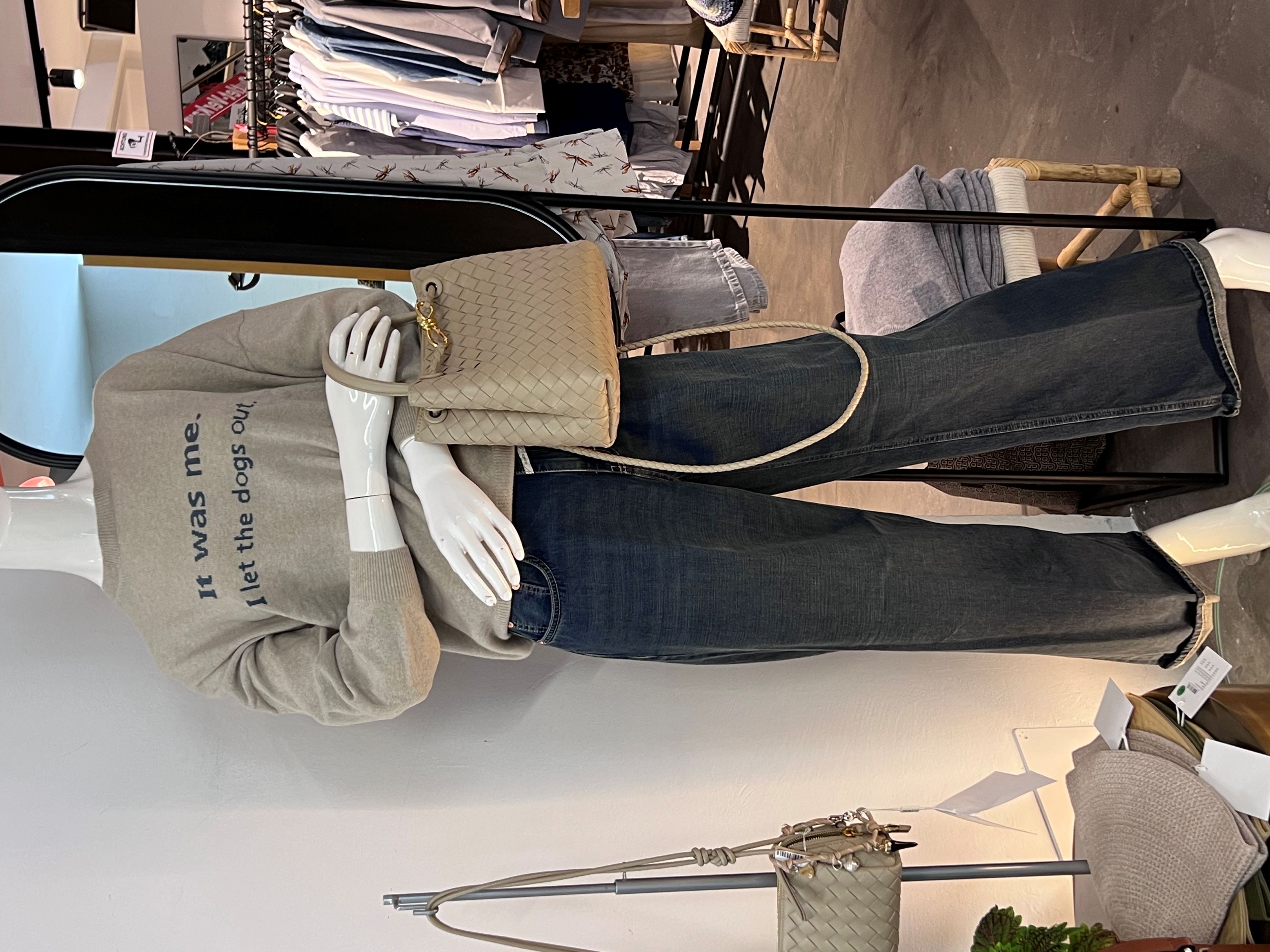 Kaschmir Sweater Leona Dogs slate dust