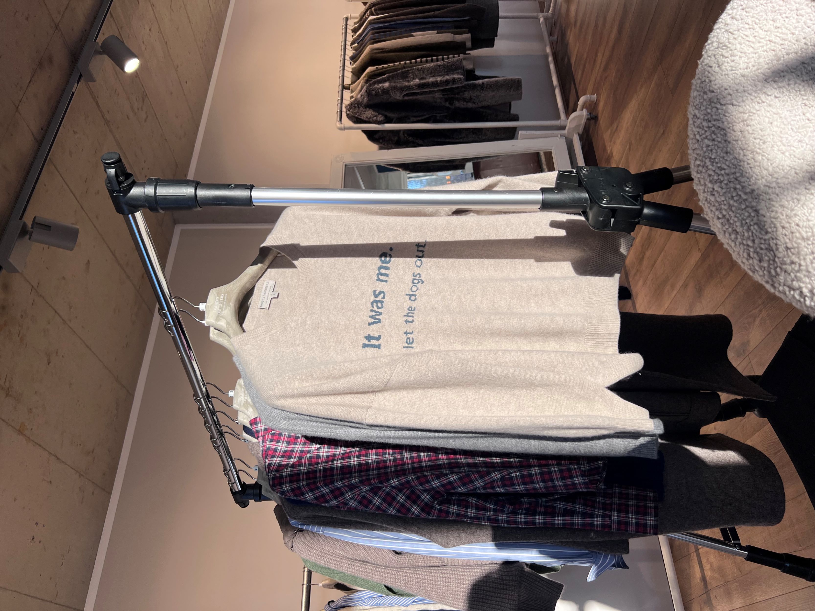 Kaschmir Sweater Leona Dogs slate dust