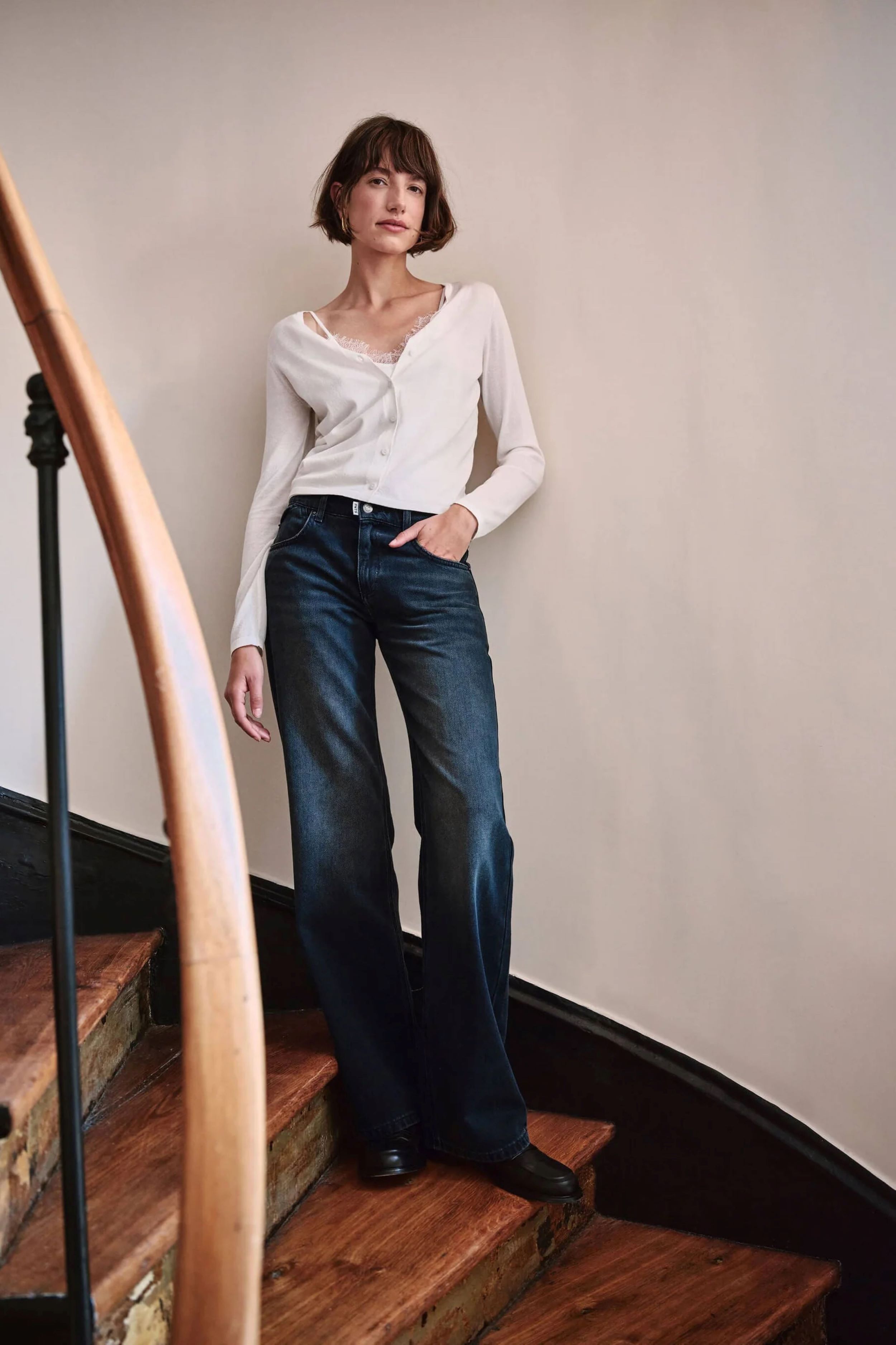 Hose 09_The Baggy mittelblau