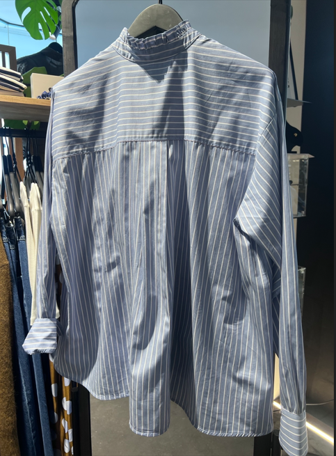 Bluse Cabot navy white stripe