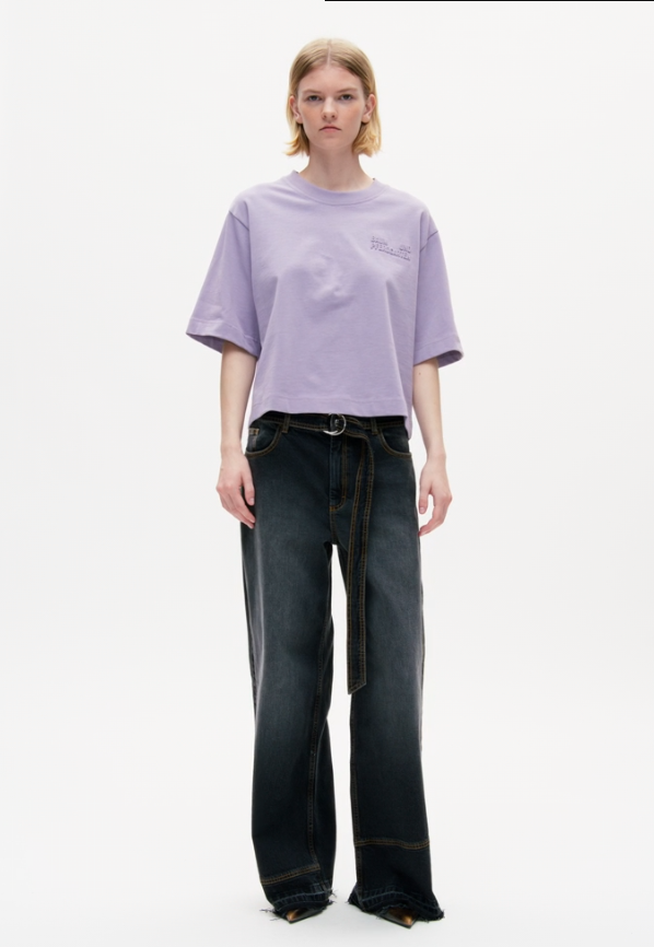 T-Shirt JIANA Dusty Grey Lilac