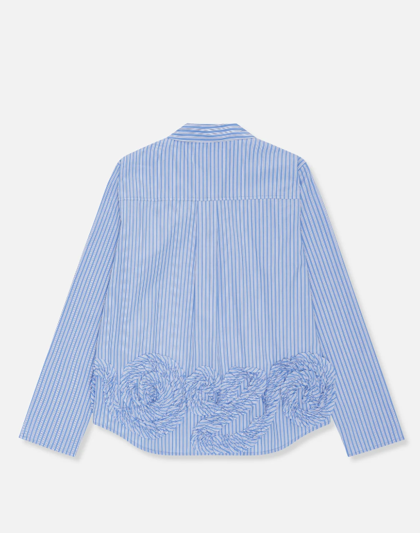 Bluse MARIEL Light Blue Stripe