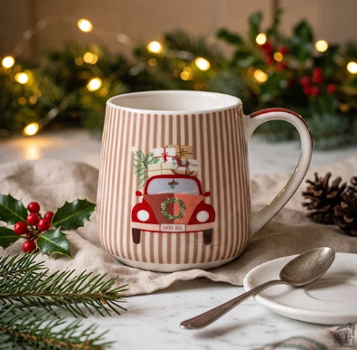 Henkelbecher Christmas Car
