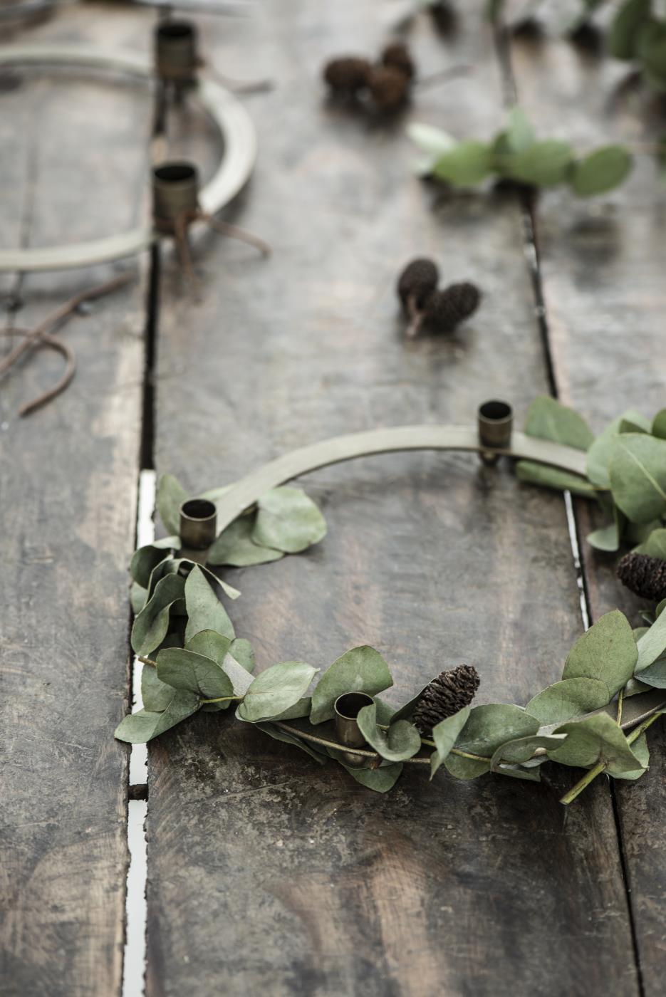 Adventkerzenhalter für dünne Kerzen Metall