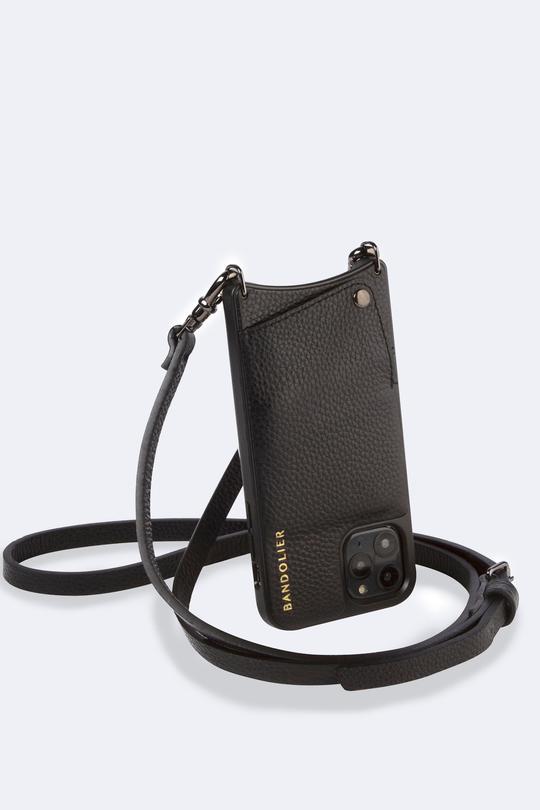 Emma Crossbody black/ black-pewter Iphone 11