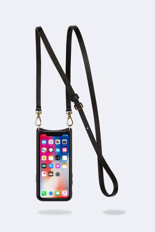 Emma Crossbody black/ gold Iphone XR