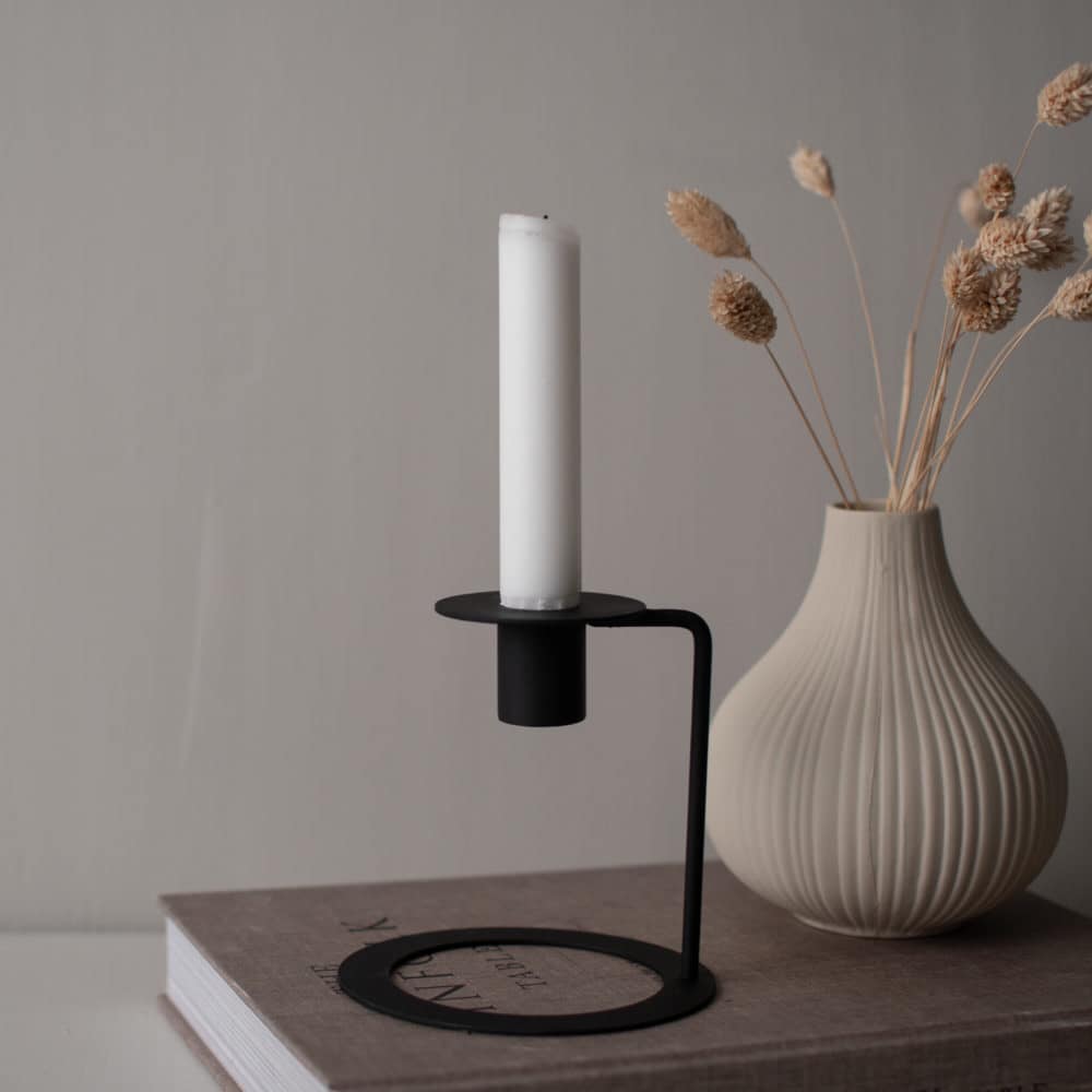 Kerzenhalter Liljedal black