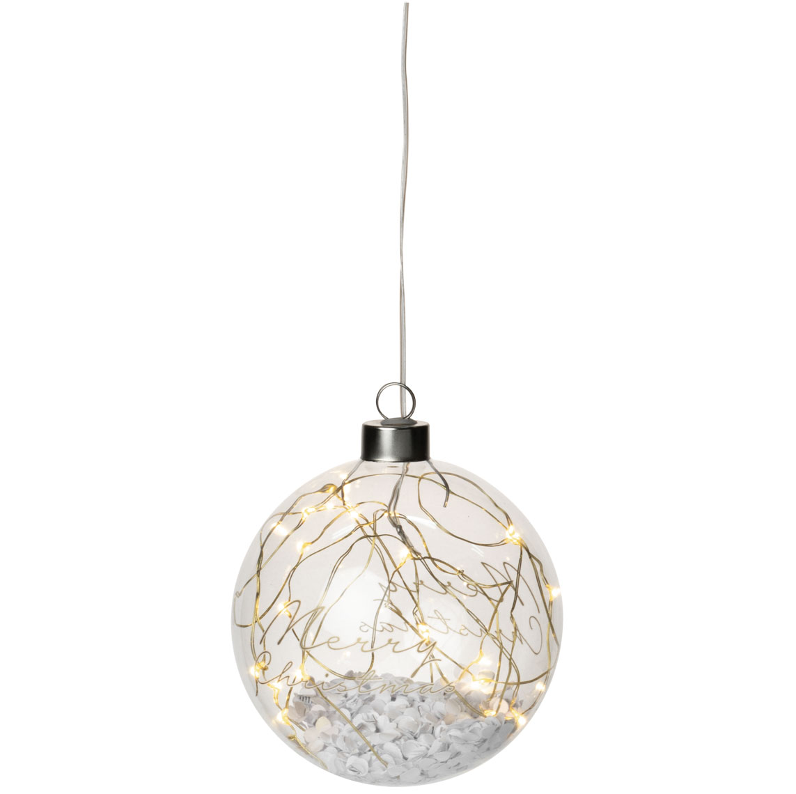 LIVING Lichtkugel Merry Xmas klein